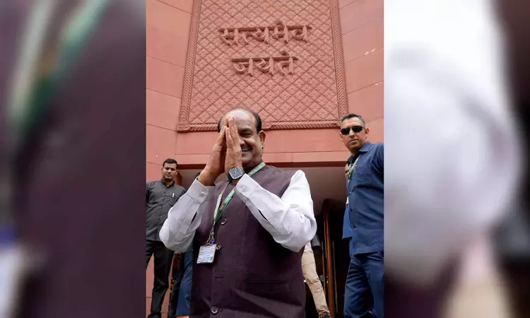 Birla files nomination as NDA candidate for speakers post