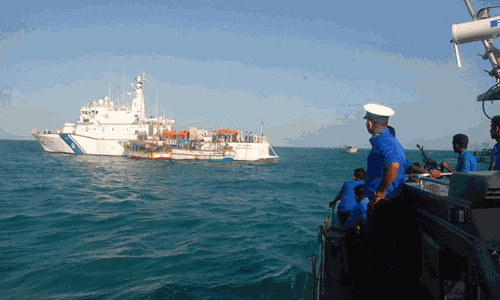 Ten Indian fishermen arrested in Sri Lanka to be charged with death of a Navy sailor