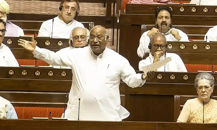 NDA’s third term marred with paper leaks, terror attacks, train accident, airport canopy collapse: Kharge NDA’s third term marred with paper leaks, terror attacks, train accident, airport canopy collapse: Kharge