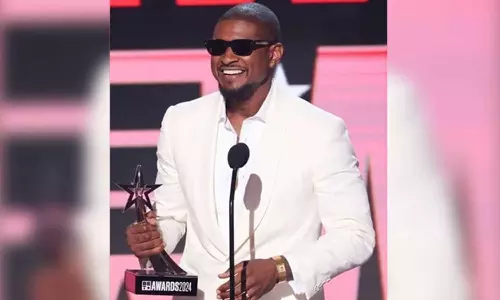 Usher gives emotional tribute post Lifetime Achievement honour at BET Awards