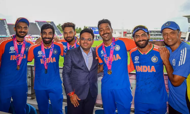 T20 World Cup winning Indian team to take part in open bus road show, felicitation at Wankhede T20 World Cup winning Indian team to take part in open bus road show, felicitation at Wankhede
