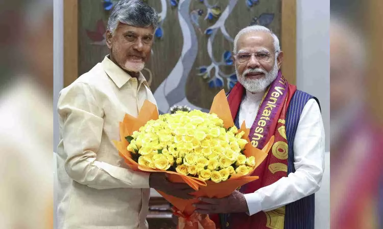 Chandrababu Naidu meets PM Modi, terms talks on Andhra Pradesh-specific issues constructive