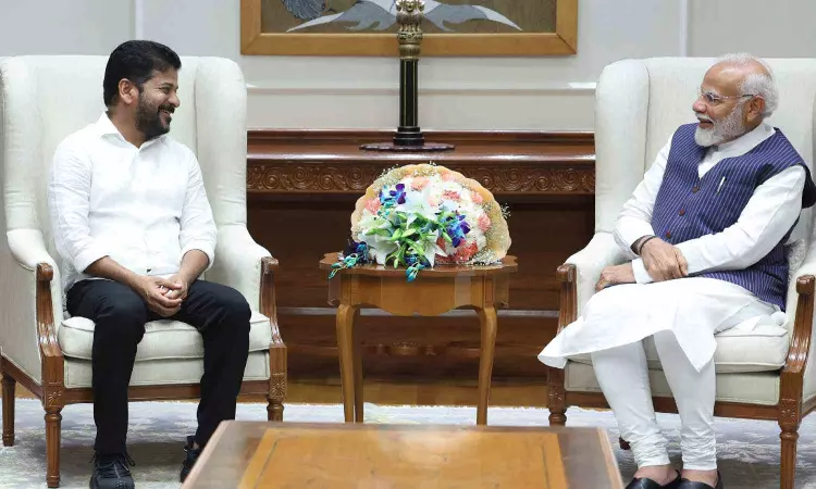 Telangana CM Revanth Reddy meets PM Modi, discusses state issues Telangana CM Revanth Reddy meets PM Modi, discusses state issues