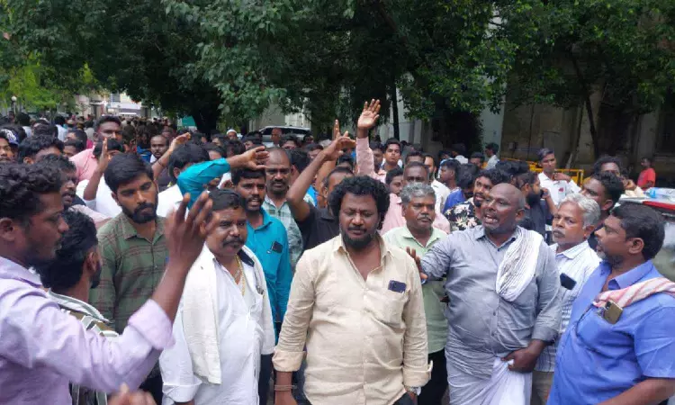 Tamil Nadu: Slain BSP leaders supporters protest in Chennai, demand CM Stalins resignation