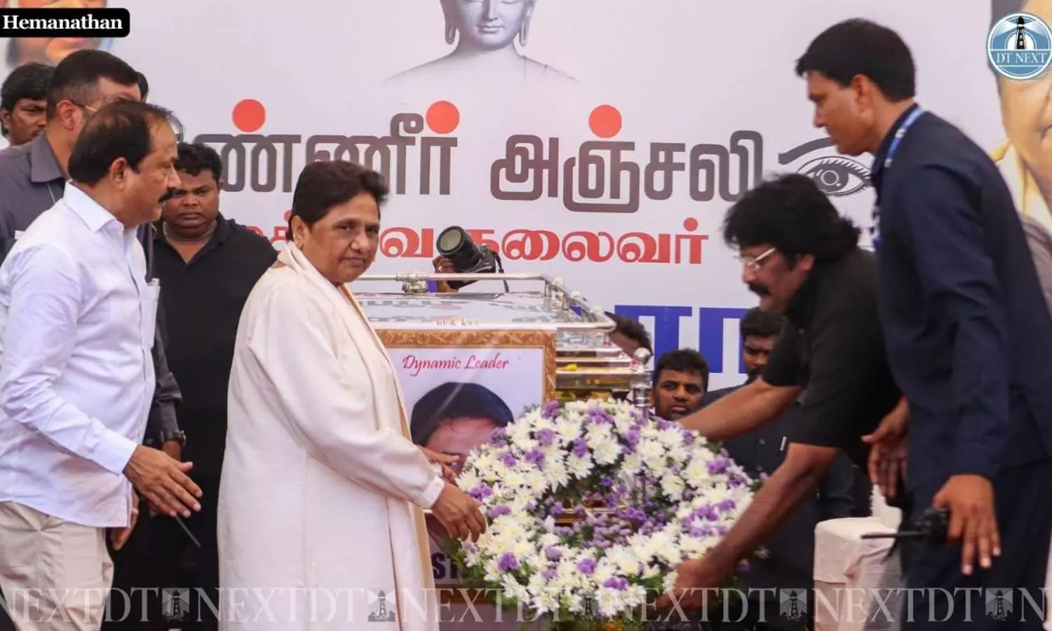 Mayawati pays last respects to slain BSP leader Armstrong in Chennai, says real culprits behind murder not arrested
