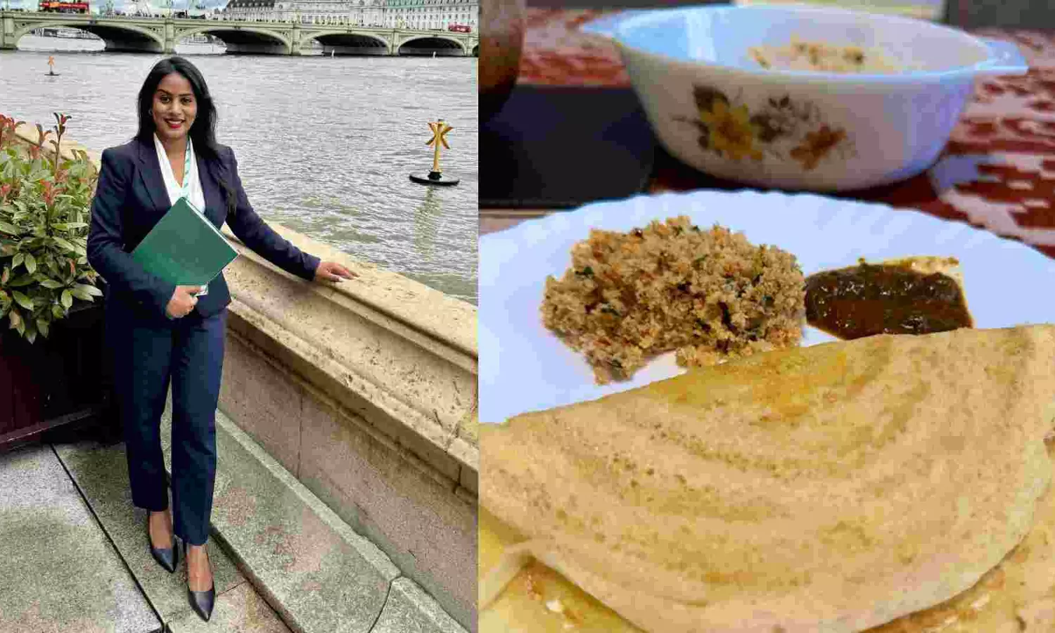 British Tamil MP Uma Kumaran evokes nostalgia with pic of comfort meal - dosa and sambal