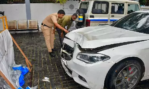 Woman killed as BMW car hits two-wheeler in Mumbais Worli