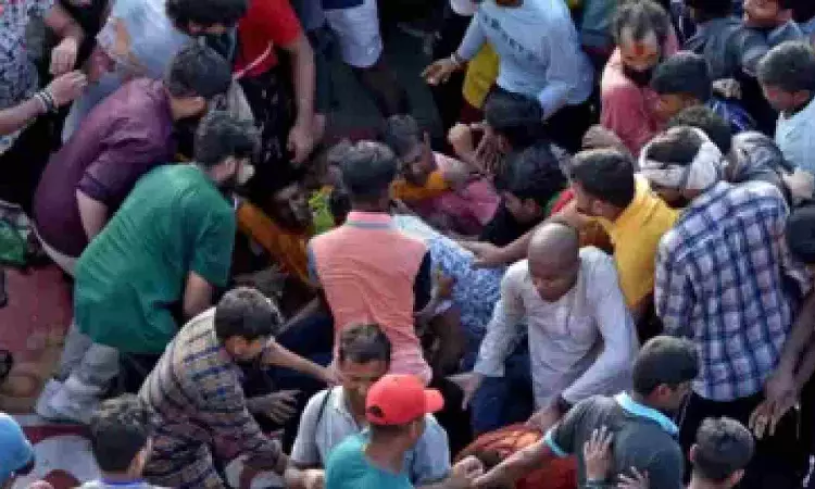 Two dead, over 130 injured during Rath Yatra in Odisha
