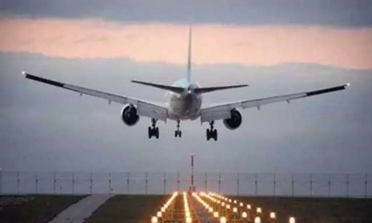 Saudi Airlines plane catches fire while landing at Peshawar airport Saudi Airlines plane catches fire while landing at Peshawar airport