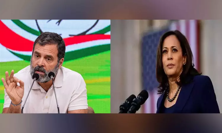 Rahul, US VP Kamala Harris speak over phone Rahul, US VP Kamala Harris speak over phone