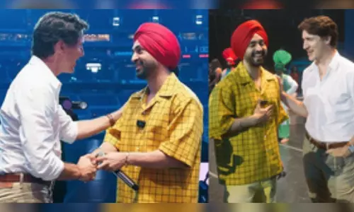 Diljit Dosanjh meets Canadian PM Justin Trudeau at sold-out Canada concert