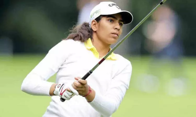Aditi finishes tied 17th at Evian; Diksha Dagar to return for Olympics Aditi finishes tied 17th at Evian; Diksha Dagar to return for Olympics
