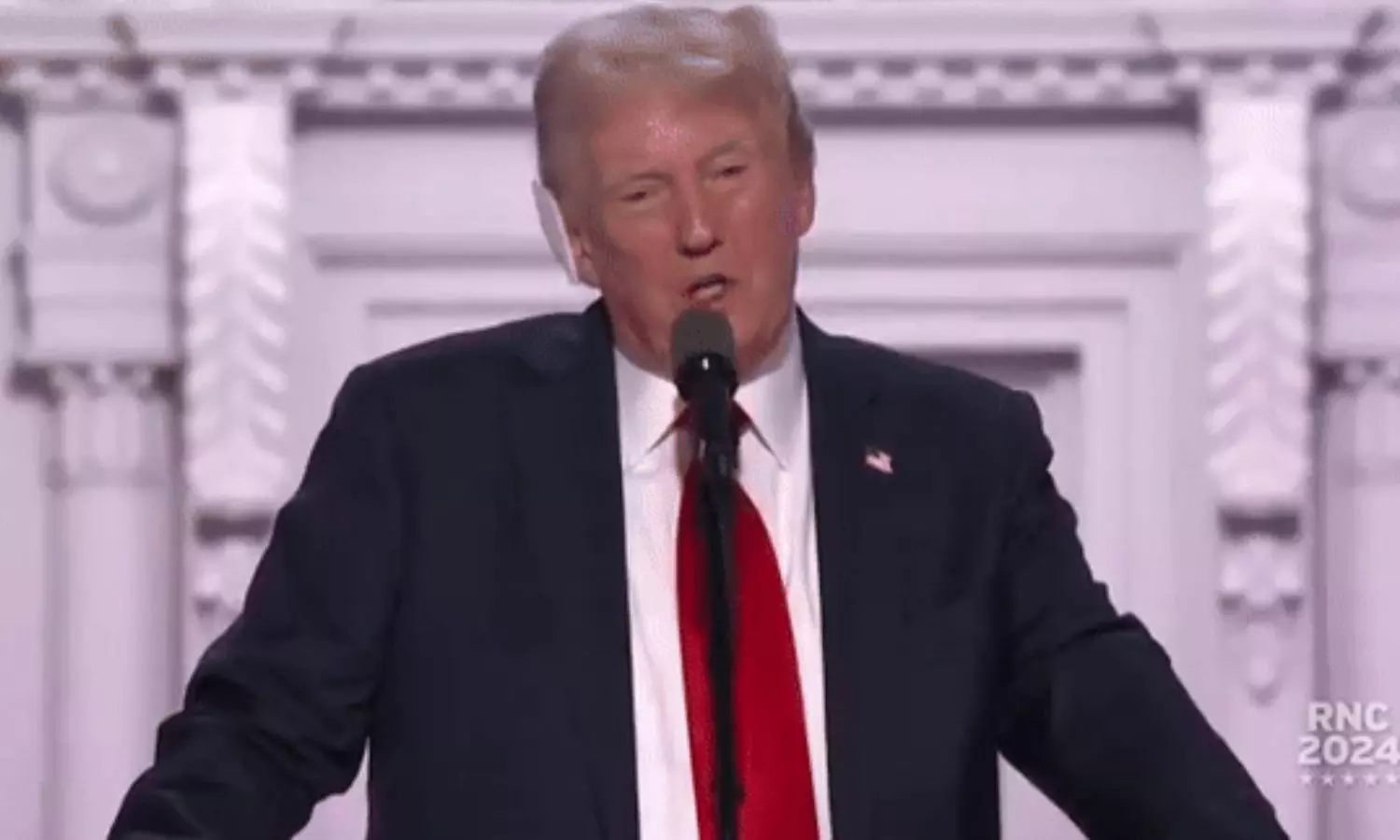 Trump claims Bidens exit from 2024 race was a coup