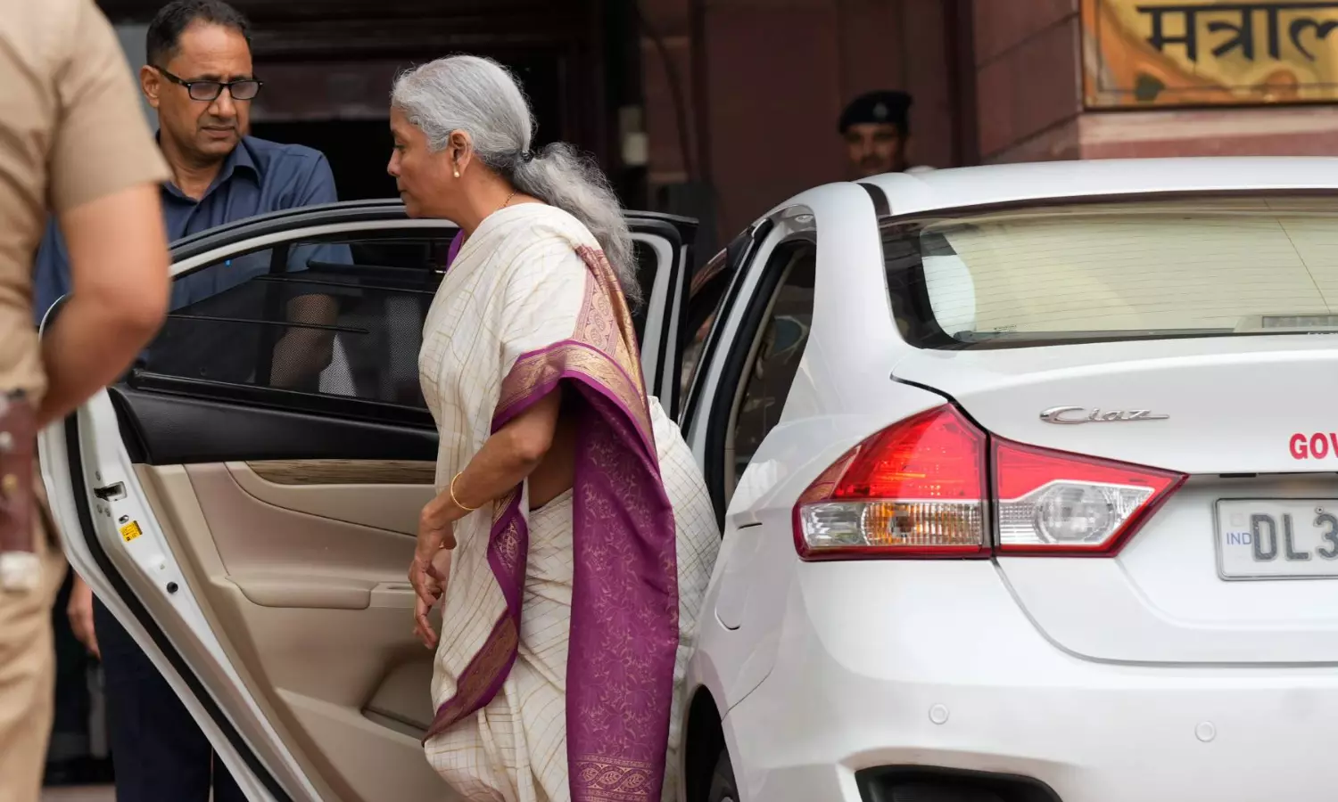 Finance Minister Nirmala Sitharaman arrives at the... ... Union Budget 2024 Live: Standard Deduction for salaried employees hiked to Rs 75,000 Finance Minister Nirmala Sitharaman arrives at the... ... Union Budget 2024 Live: Standard Deduction for salaried employees hiked to Rs 75,000