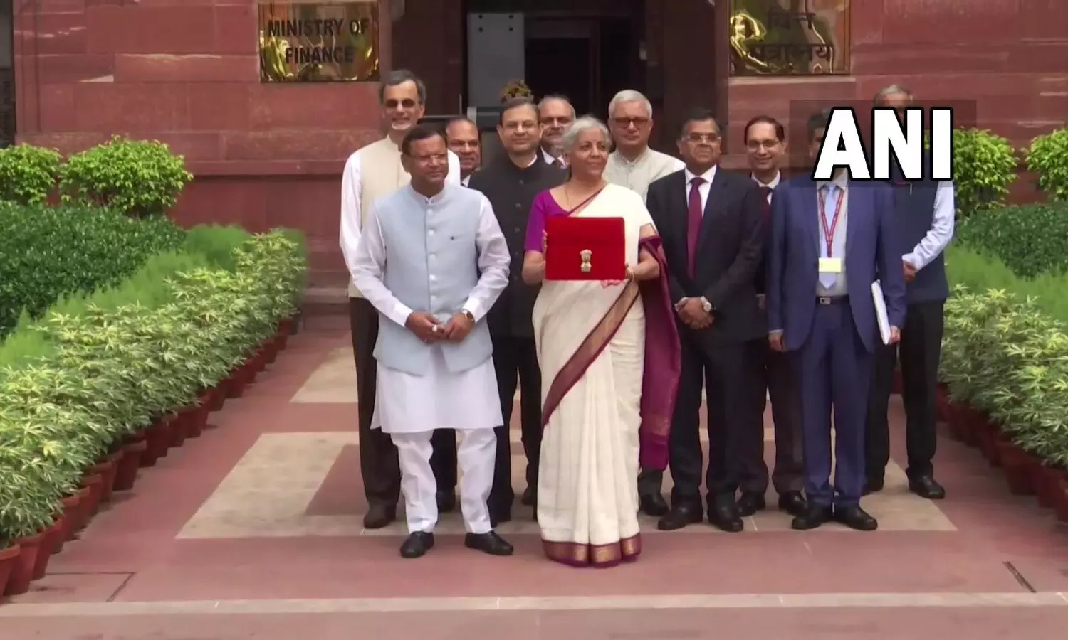 Finance Minister Nirmala Sitharaman along with her... ... Union Budget 2024 Live: Standard Deduction for salaried employees hiked to Rs 75,000 Finance Minister Nirmala Sitharaman along with her... ... Union Budget 2024 Live: Standard Deduction for salaried employees hiked to Rs 75,000