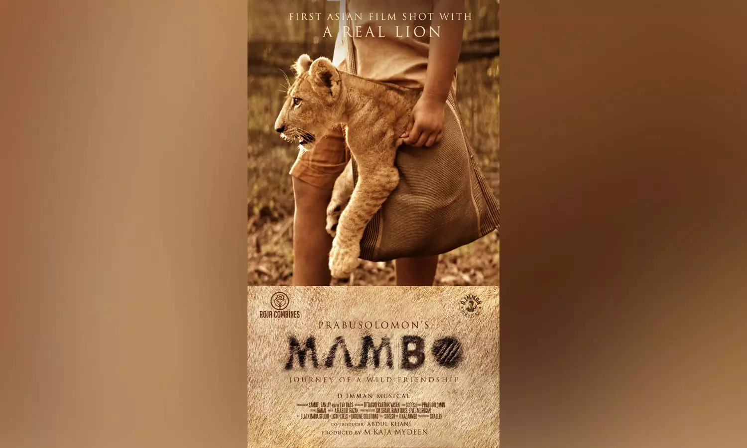 Mambo, the first Asian film to be shot with real lion Mambo, the first Asian film to be shot with real lion