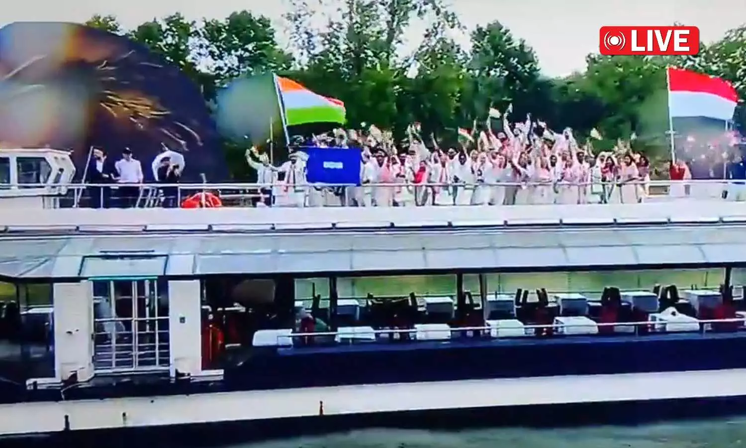 Olympics 2024 Opening ceremony Live: PV Sindhu, Sharath Kamal lead team India in the opening ceremony Olympics 2024 Opening ceremony Live: PV Sindhu, Sharath Kamal lead team India in the opening ceremony