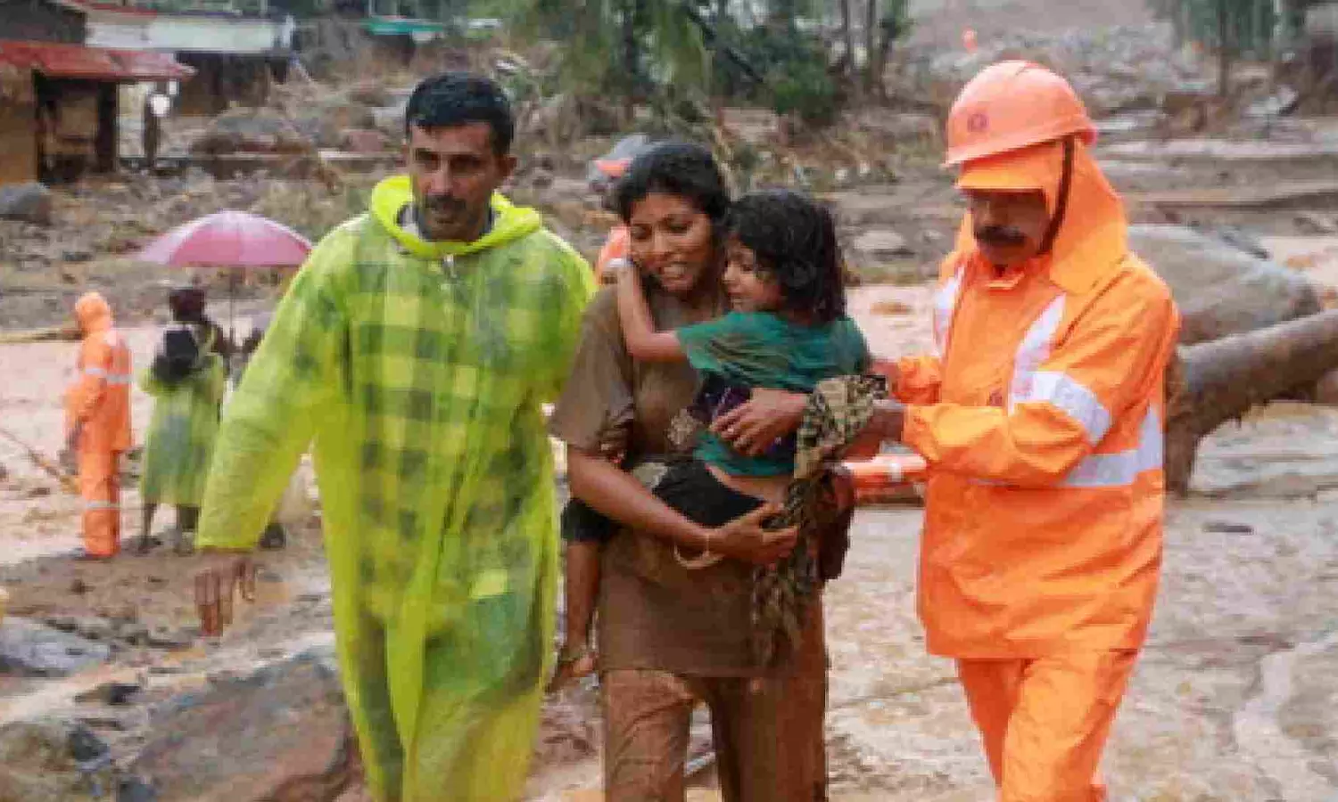 Four North Indian tourists trapped in Wayanad landslide; two missing
