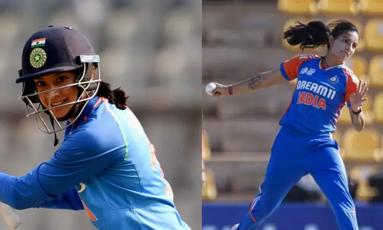 Smriti Mandhana, Renuka Thakur move up in ICC T20I rankings after Asia Cup