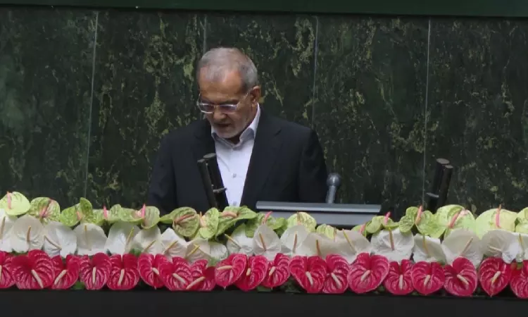 Irans new president is sworn in and pledges to keep trying to remove Western sanctions Irans new president is sworn in and pledges to keep trying to remove Western sanctions