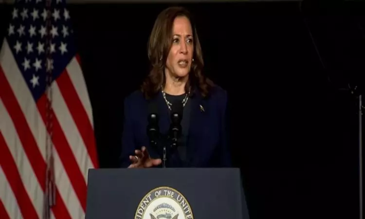 ‘We are united by our shared vision for the future of our country,’ says Harris ‘We are united by our shared vision for the future of our country,’ says Harris