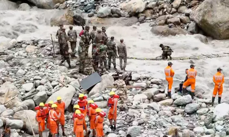 Himachal cloudbursts: Rescuers spot victim under boulder in Mandi, hunt for 45 missing continues