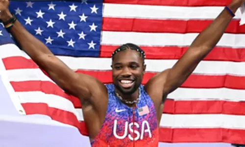 Paris Olympics: Noah Lyles clinches thrilling 100m title by 0.005 seconds