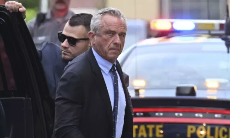 Robert F. Kennedy in NY court as he fights ballot-access suit claiming he doesnt live in the state Robert F. Kennedy in NY court as he fights ballot-access suit claiming he doesnt live in the state