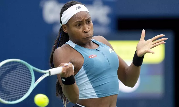 Top-seeded Coco Gauff beats Yafan Wang 6-4, 6-2 in Toronto in her first hard-court match since April
