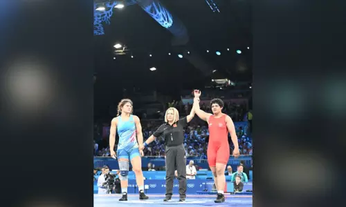 Paris Olympics: Reetika Hooda enters quarterfinals with dominating win over Bernadett Nagy Paris Olympics: Reetika Hooda enters quarterfinals with dominating win over Bernadett Nagy