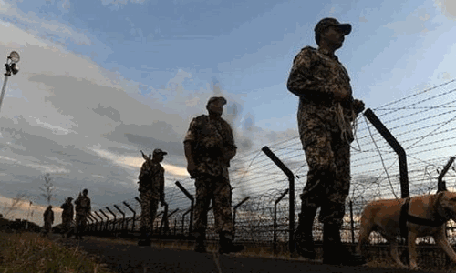 Reinforcing bamboo fence, vigil at night: Meghalaya villagers on edge after Bangla unrest