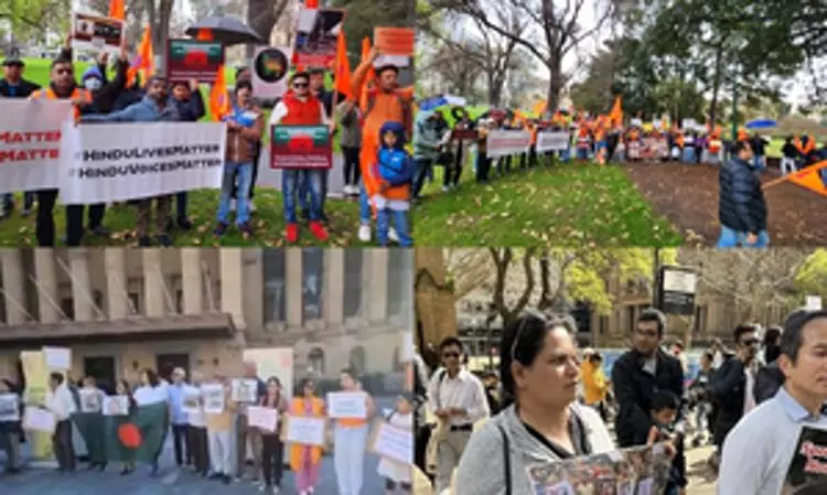Australian Hindus rally for persecuted Bangladeshi Hindus; urge global action Australian Hindus rally for persecuted Bangladeshi Hindus; urge global action