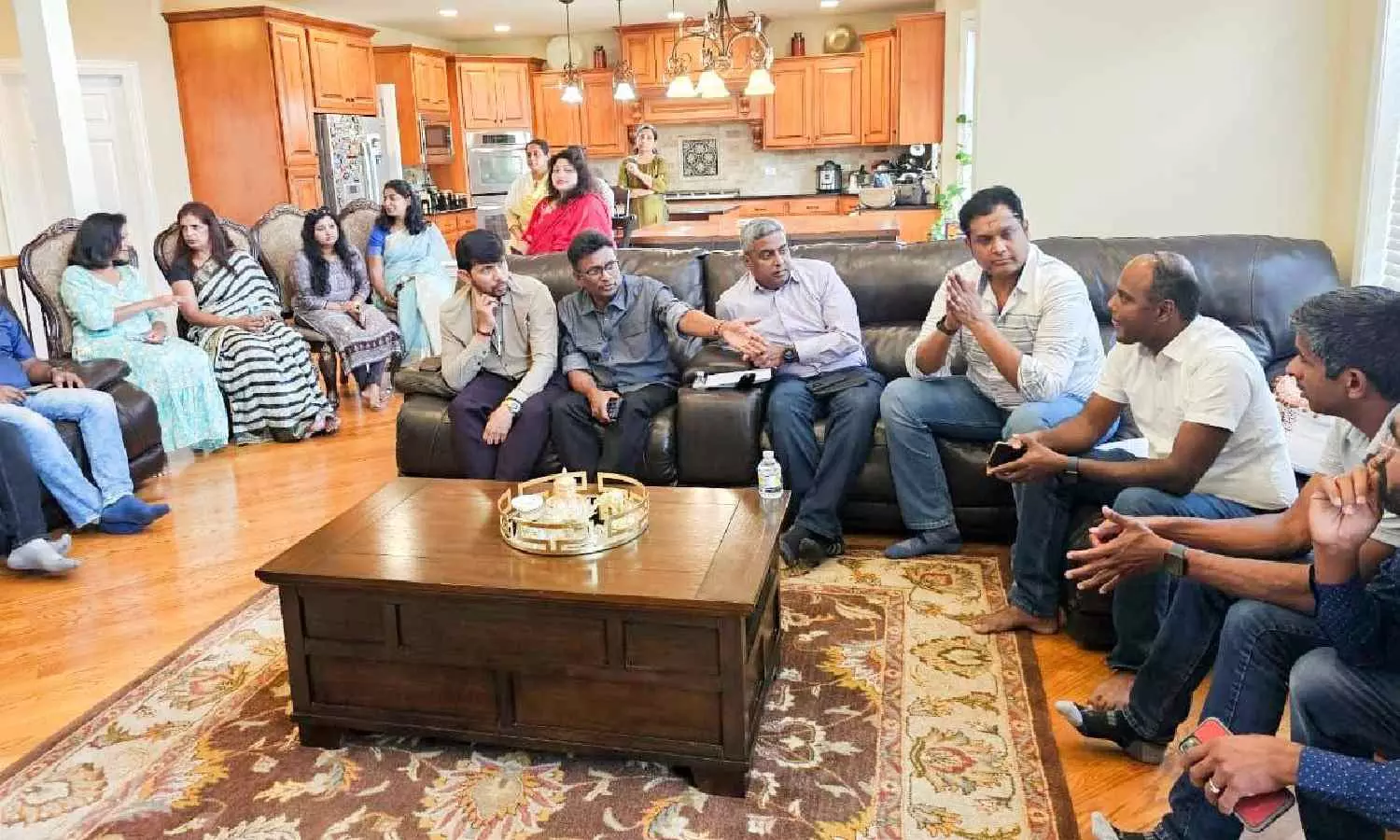 Ahead of CM Stalins visit, TRB Raaja meets US Tamil associations in Chicago