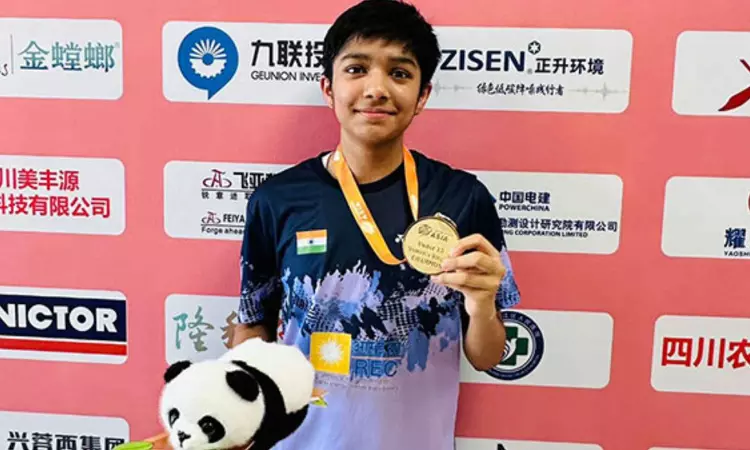 Tanvi Patri becomes third Indian to secure u15 gold at Badminton Asia Championships Tanvi Patri becomes third Indian to secure u15 gold at Badminton Asia Championships