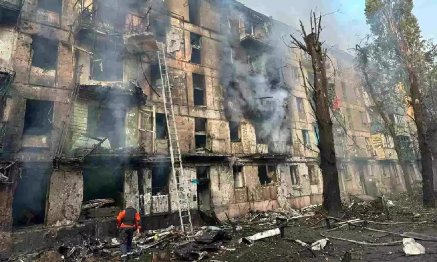 Russian missiles and drones kill 5 across Ukraine, as F-16 fighters down some of them