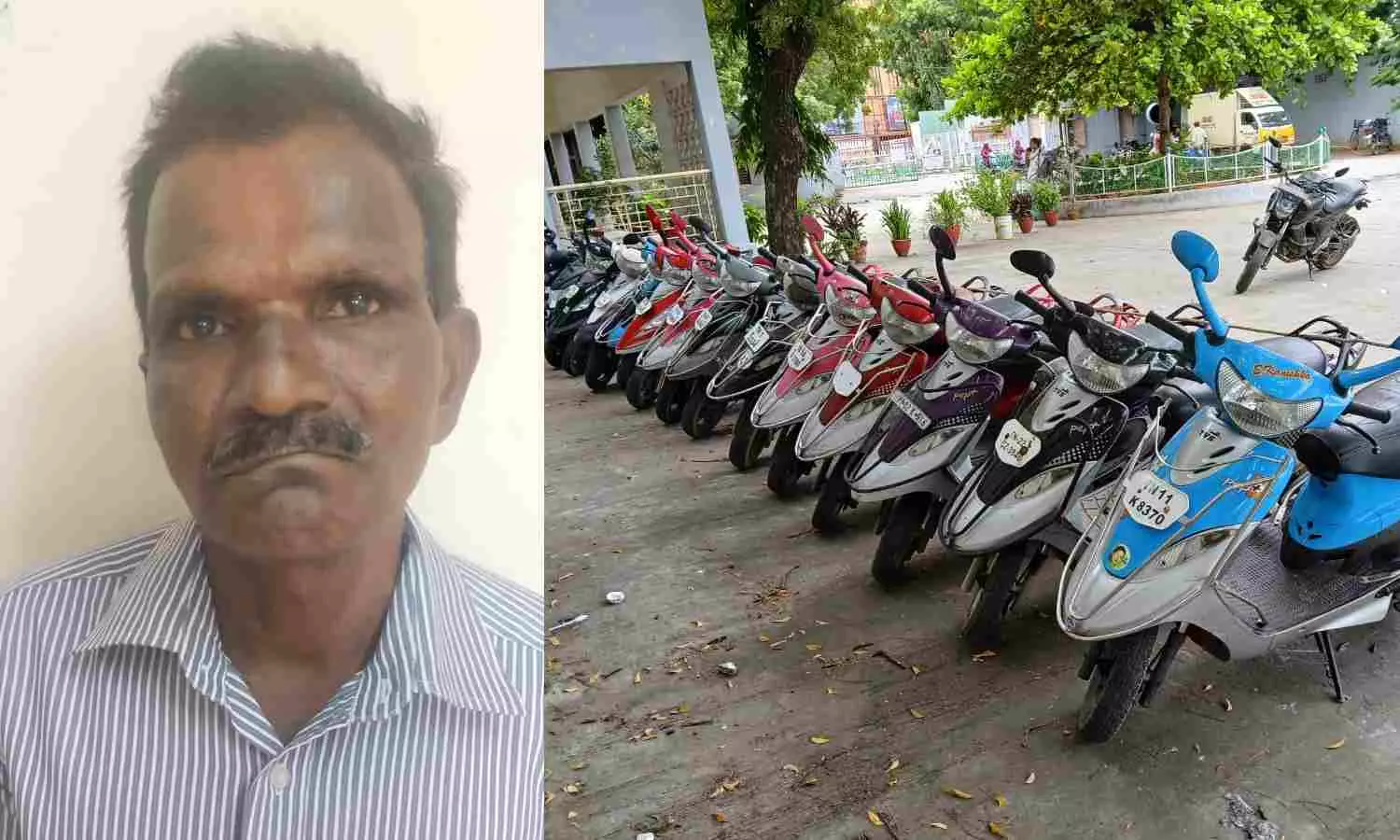 60-year-old steals scooters from Tambaram, sells them in Tiruvannamalai; arrested