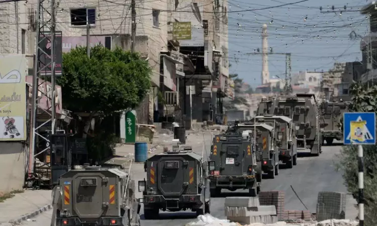 Palestinian officials say Israeli raids across the occupied West Bank have killed 9 Palestinian officials say Israeli raids across the occupied West Bank have killed 9