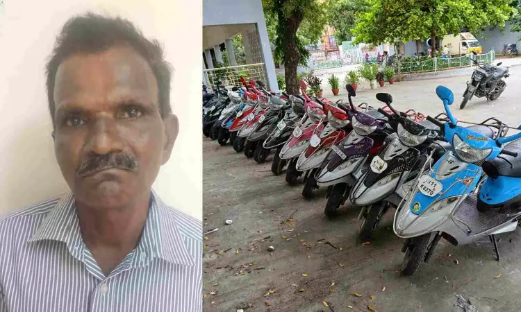 60-year-old steals scooters from Tambaram, sells them in Tiruvannamalai; arrested