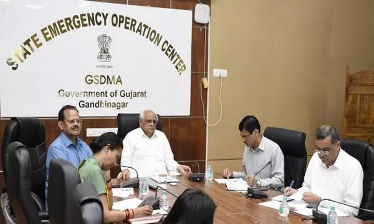 CM Bhupendra Patel reviews Gujarats flood preparedness CM Bhupendra Patel reviews Gujarats flood preparedness