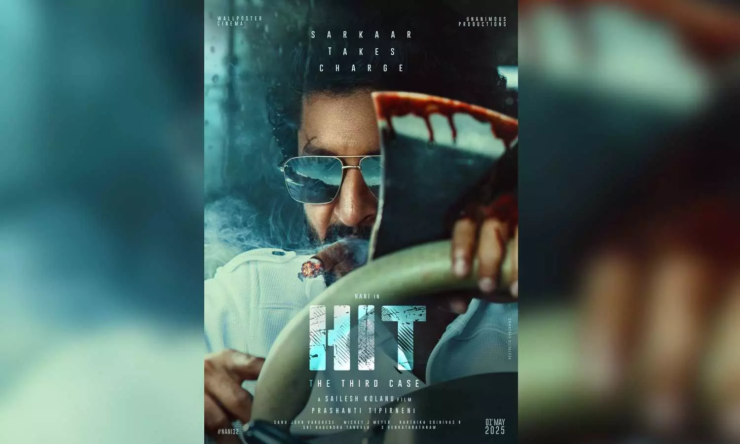 Nani takes charge as Arjun Sarkaar in Hit: The Third Case Nani takes charge as Arjun Sarkaar in Hit: The Third Case