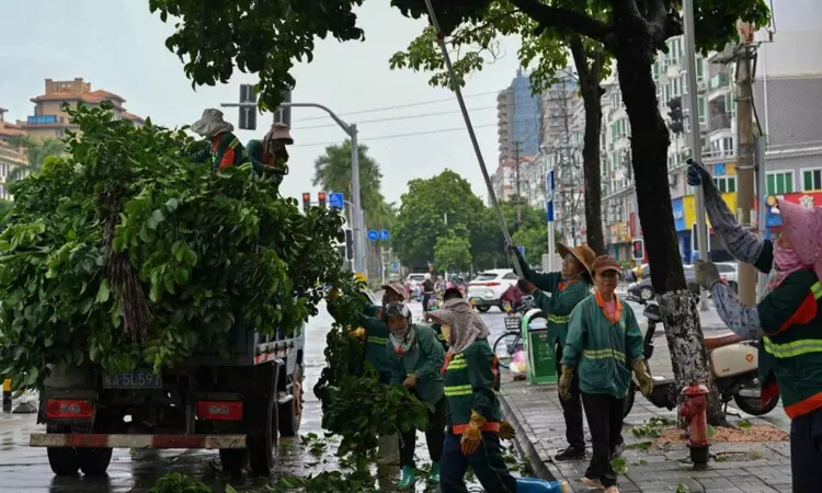 Powerful Typhoon Yagi makes landfall in Chinese island province after it sweeps by Hong Kong