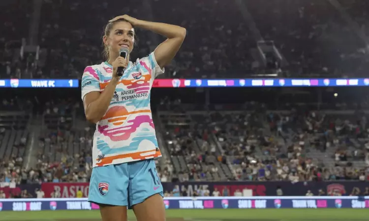 Alex Morgan says goodbye with final match after an illustrious 15-year career Alex Morgan says goodbye with final match after an illustrious 15-year career