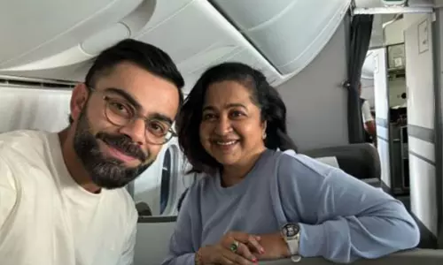 Man who has heart of millions: Actor Radikaa Sarathkumar bumps into Virat Kohli on Chennai-bound flight