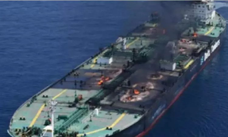 EU naval mission reports renewed efforts to salvage burning oil tanker in Red Sea