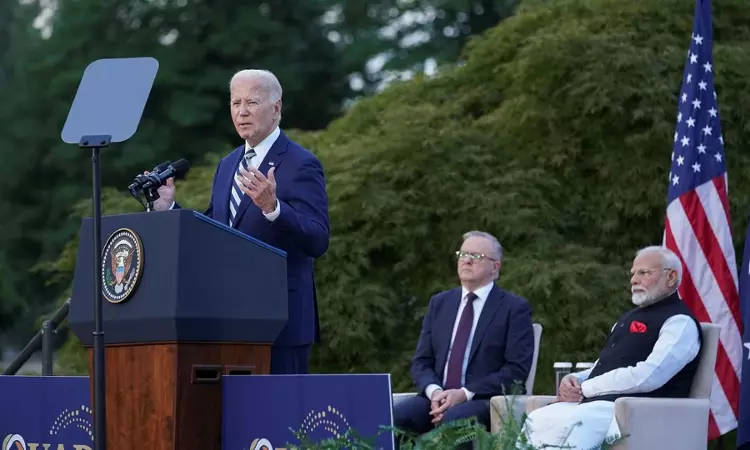 China testing us, Biden caught telling Quad leaders on hot mic