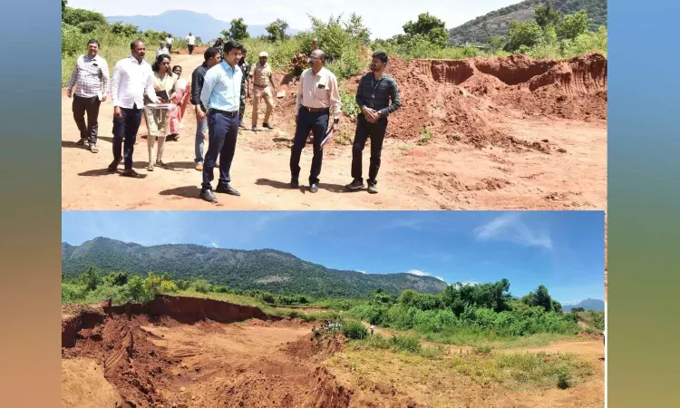 Villagers in Coimbatore block trucks flagging indiscriminate soil mining