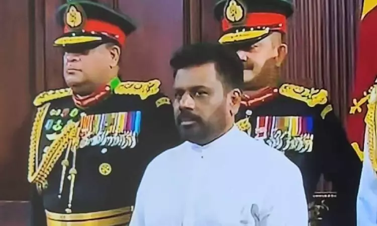 Anura Kumar Dissanayake sworn in as Sri Lankan president