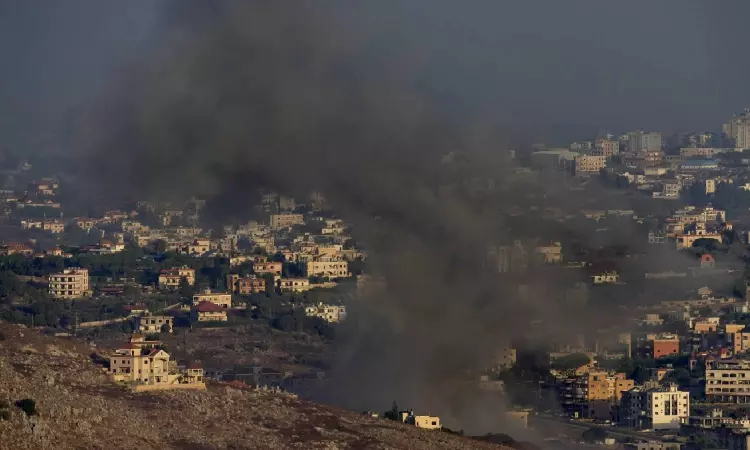 Israel calls on Lebanese to leave homes where Hezbollah stores arms as warplanes launch new strikes Israel calls on Lebanese to leave homes where Hezbollah stores arms as warplanes launch new strikes