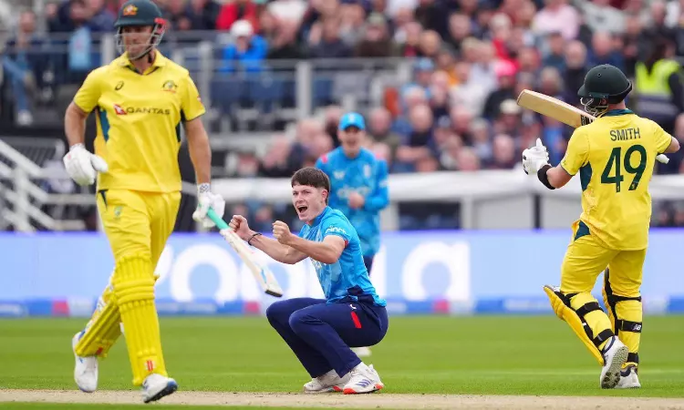 Brook hits century as England keeps ODI series alive by ending Australias 14-match winning run
