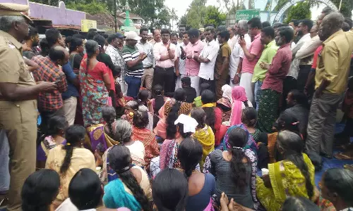 Villagers protest as elderly farmer gets killed in elephant attack in Pandalur